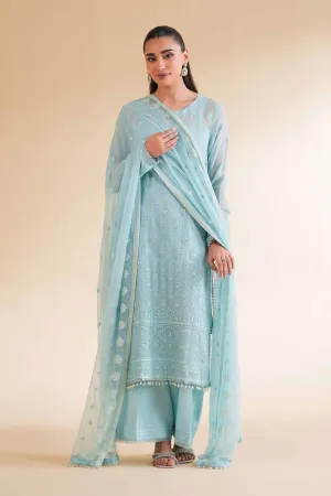 3 Piece - Dyed Embroidered Suit - 42501511