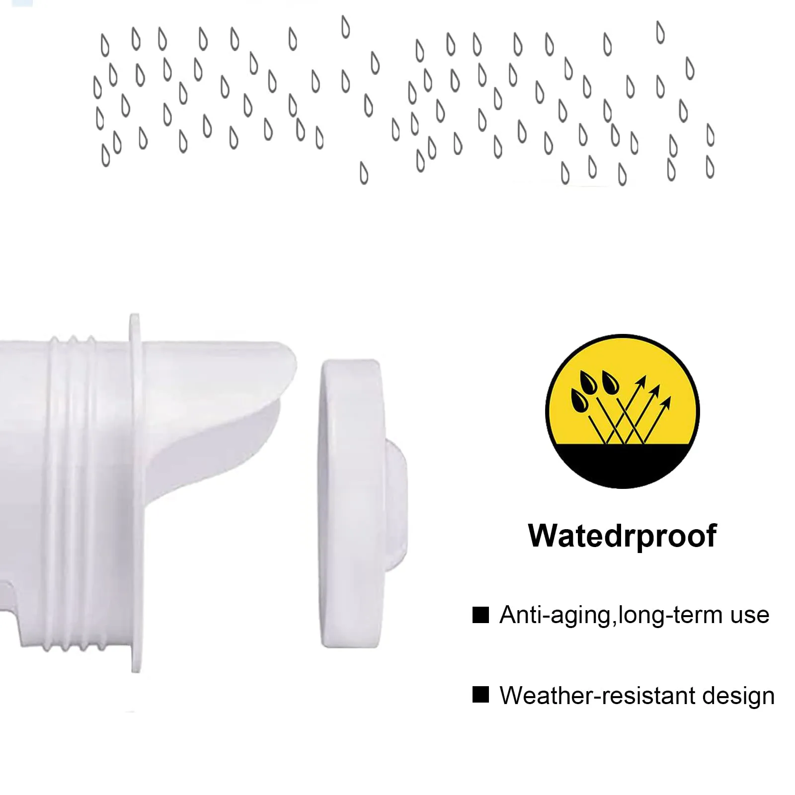 4-Port Chicken Feeder | PVC Gravity Fed Poultry Feeder
