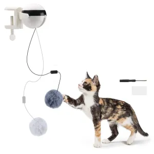 Automatic Lifting Motion Cat Toy Interactive Puzzle Smart Pet Cat Teaser Ball Pet Supply Lifting Toys