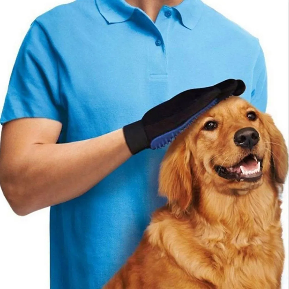 Easy-to-Use Rubber Dog's Grooming Glove