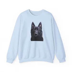 Schipperke Dog Lover Unisex Crewneck 50/50 Sweatshirt - Cool Canine Design