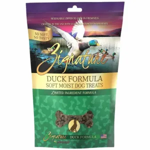 **Zignature Dog 4oz. Soft Moist Treat Duck